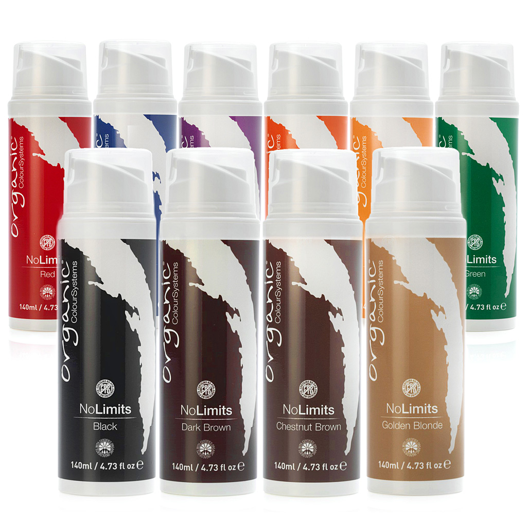 Organic Colour Systems No Limits PPD FREE Semi-permanent colours